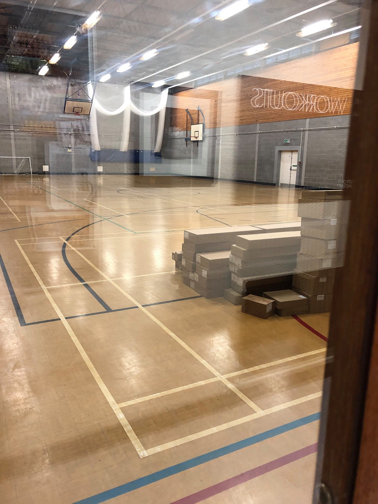Harrow Sports Hall Summer Refurbishments 2019 University of